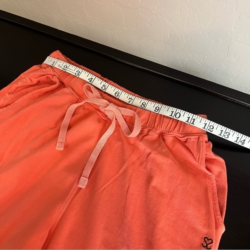 Seed to Style Organic cotton ombre lounge pants, straight leg, orange, size XXS - Picture 9 of 13